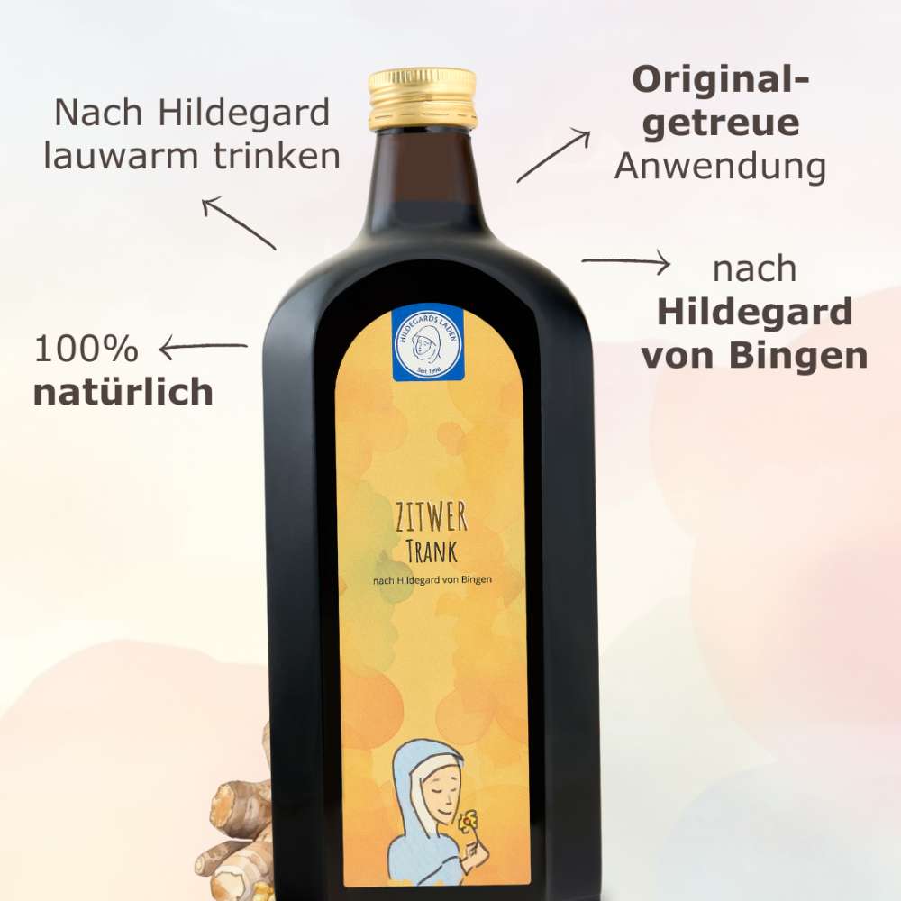 Hildegard von Bingen - Zitwer Trank 500ml