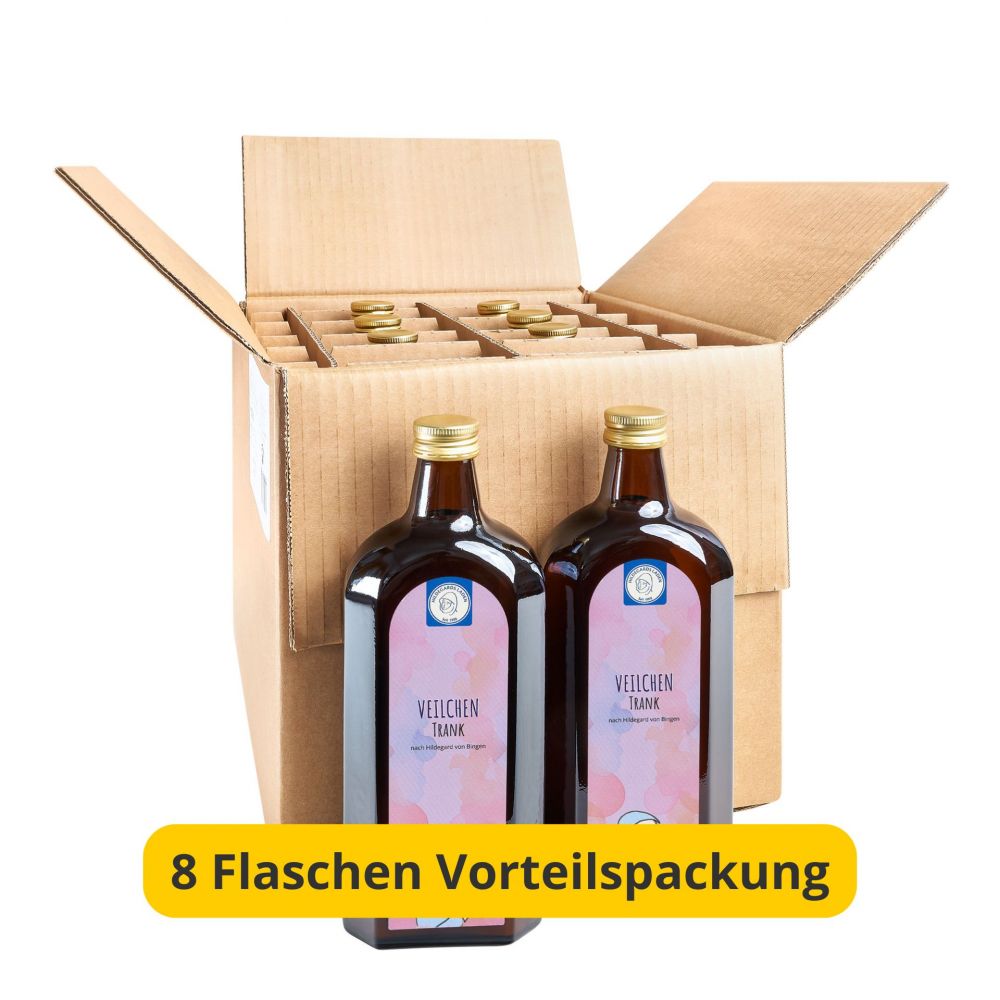 Hildegard von Bingen - Veilchen Trank 8 Flaschen Vorteilspackung 4000ml