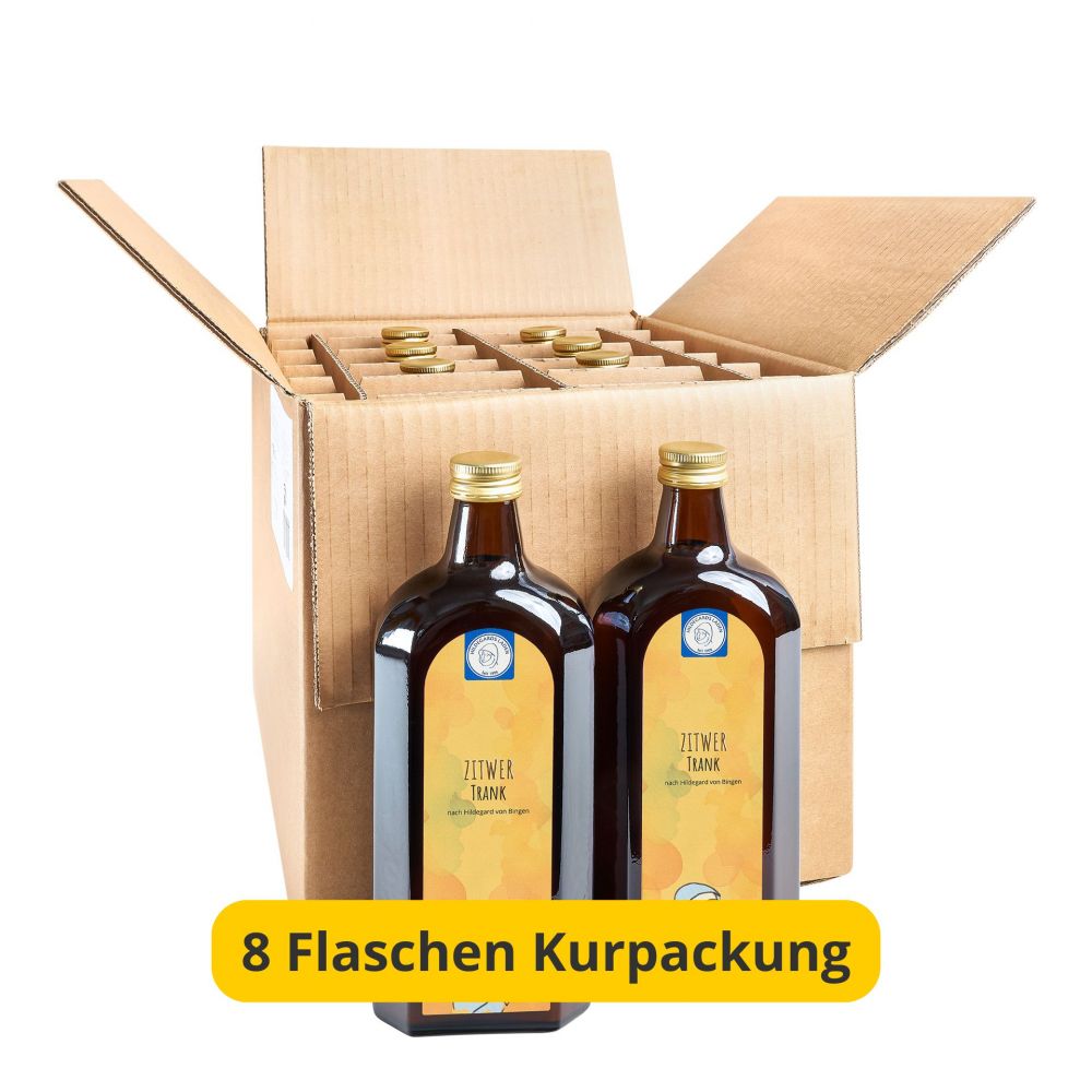 Hildegard von Bingen - Zitwer Trank 8 Flaschen Kurpackung 4000ml